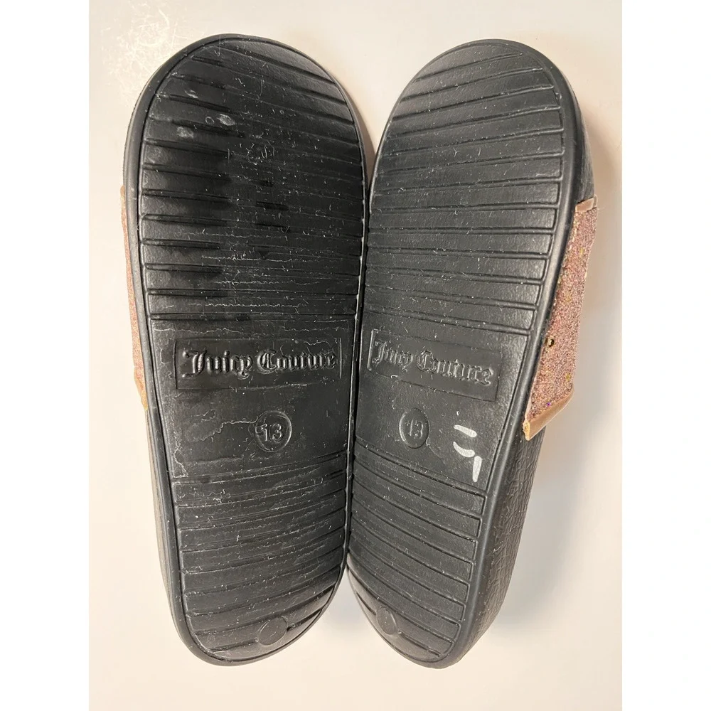 Juicy Couture Hollywood Slides Girls/Kids Size 13